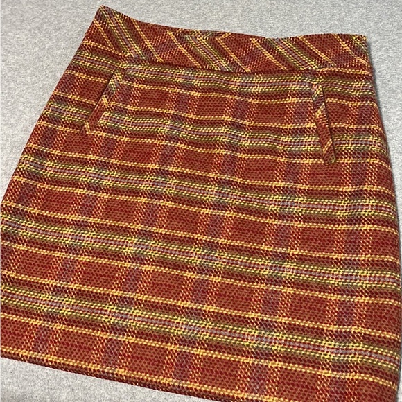 Talbots Womens Wool Plaid Skirt Size 6 Preppy Academia Career Office Tweed - Picture 11 of 11